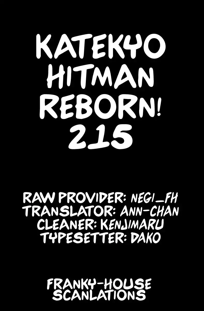 Katekyo Hitman Reborn! Chapter 215 20